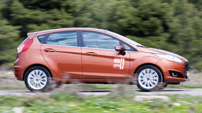 Ακόμη και υπό πίεση το Ford Fiesta είναι ασφαλές και ουδέτερο στις αντιδράσεις του.

